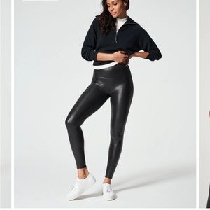 Spanx faux leather leggings